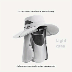 Summer 3-in-1 Fishing Sun Hat UV Protection