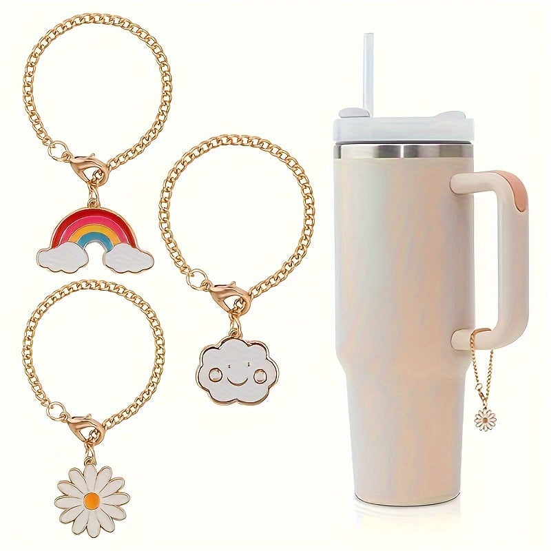 Cartoon Water Bottle Charm Cup Handle Decoration Accessories