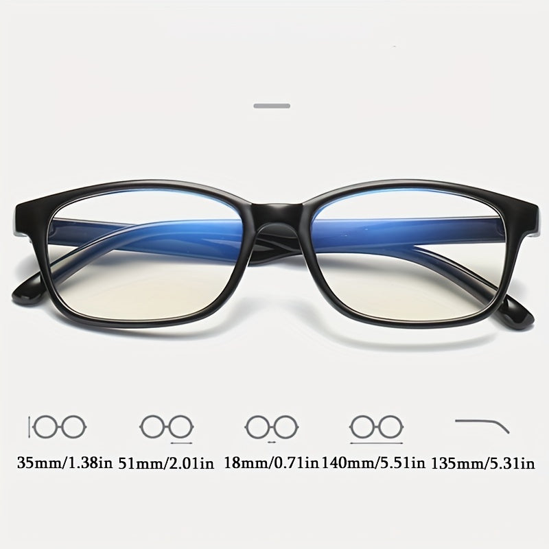 Anti Light Glasses For Students Gradient Reading Spectacles Frame