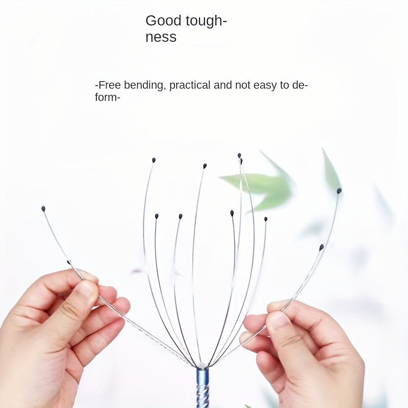 Head Scalp Massager Head Scratching Massage Claws Octopus Head Massager
