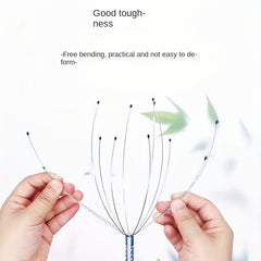 Head Scalp Massager Head Scratching Massage Claws Octopus Head Massager