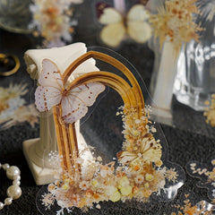 20pcs Literary Flower Arch Sticker Pack