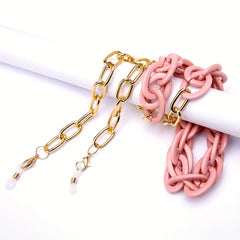 Acrylic Eyeglasses Lanyard Strap Anti Slip Glasses Chain Face Covering Retainer