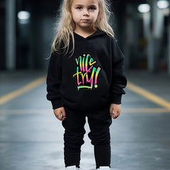 OERYUI Girls Hoodies Jogger Pants Set For Sports Spring Fall Christmas Gift Boys