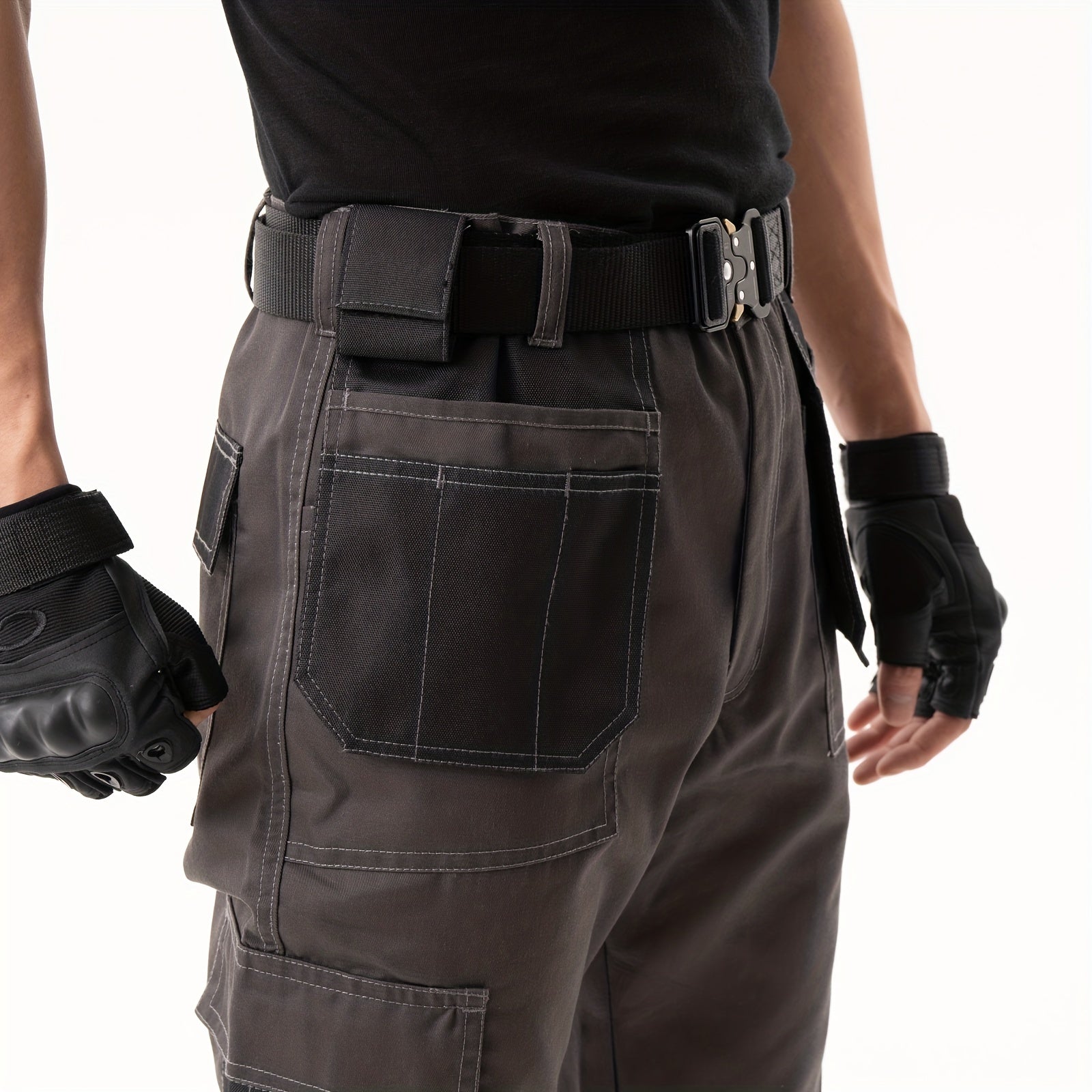 Poly Cotton Twill Men's Knee Pads Cargo Trousers