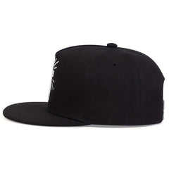 Cross Embroidery Snapback Hat Hip Hop Baseball Cap