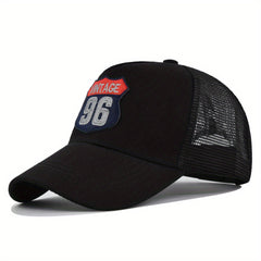 Casual Duck Embroidered Baseball Cap Mesh Sun Visor