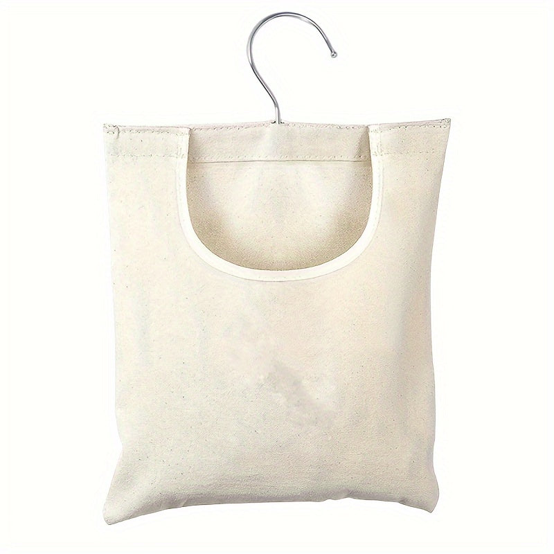 Canvas Clothespin Bag with Hanger & Rotatable Hook