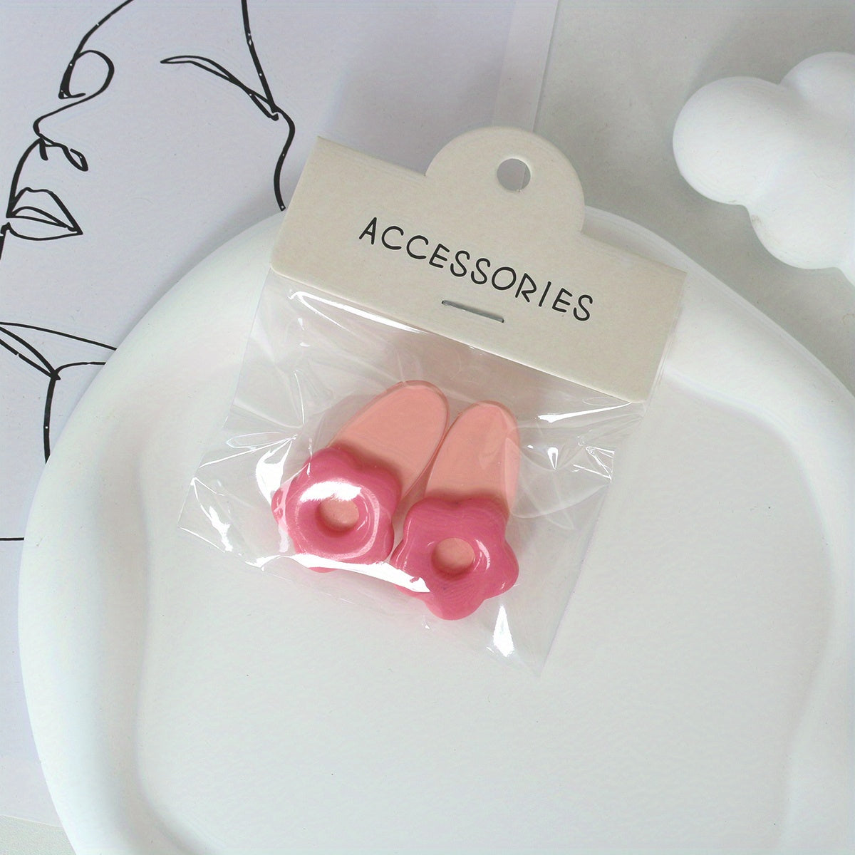 Sweet Flower Hair Clip for Women Girls Baby
