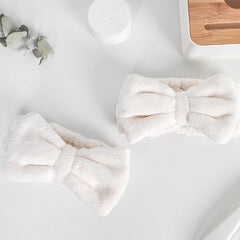 Microfiber Bowtie Headband for Girls and Women
