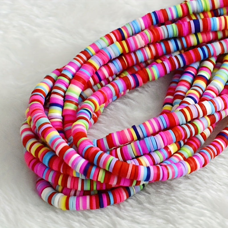 7mm Soft Ceramic Beads for Bracelets Necklaces Mixed Women's Accessories