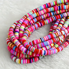 7mm Soft Ceramic Beads for Bracelets Necklaces Mixed Women's Accessories