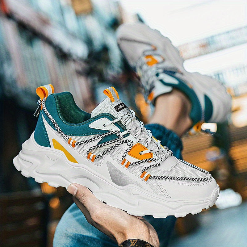 Men's Chunky Shoes Breathable Walking Sneakers Spring/Summer