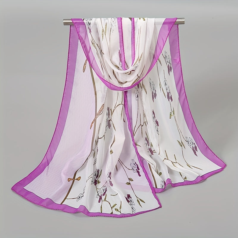 Breathable Chiffon Scarf Sunscreen Turban Wrap for Summer