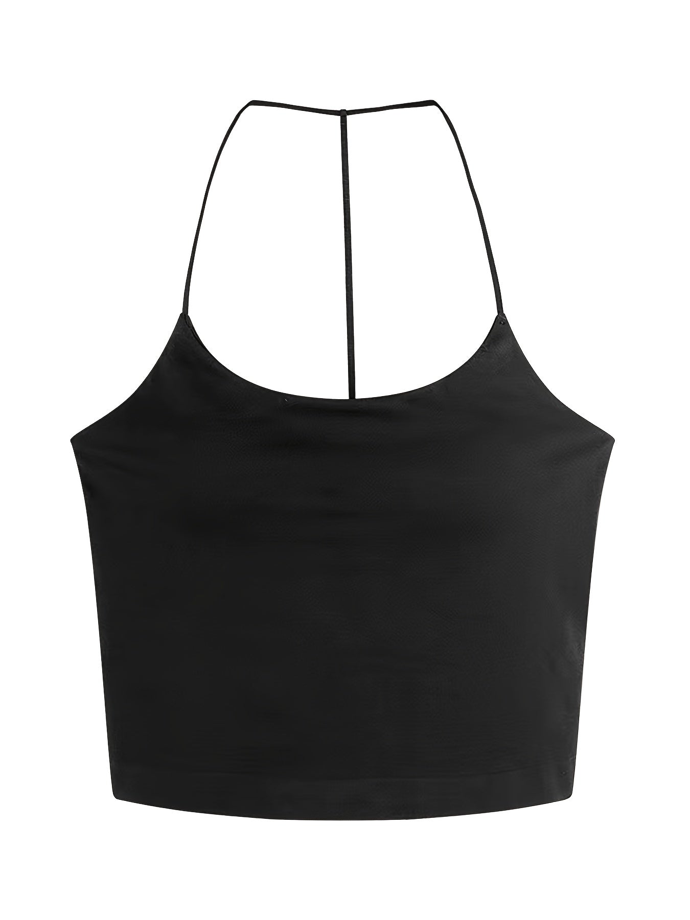 2pcs Girl's Solid Cami Top Padded Undershirts for Teens 13-20 Years Old