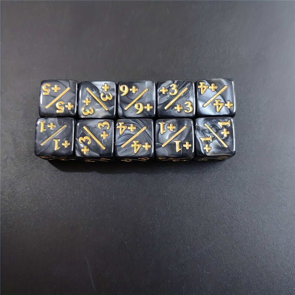 10-Piece Set 1 Dual Energy Dice for Math Lessons & Table Games