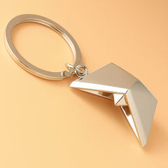 Creative Boat Shaped Keychain Metal Key Rings