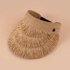 Wide Brim Straw Sun Hat Women's UV Protection Beach Hat
