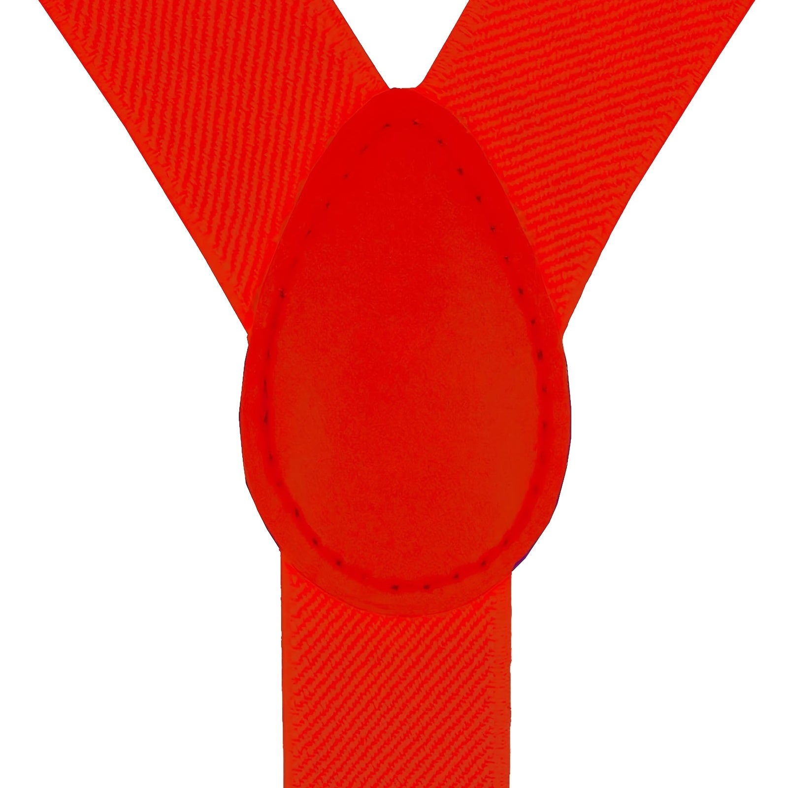 Men's Red Suspenders Adjustable Y Back Elastic Strong Clips Unisex