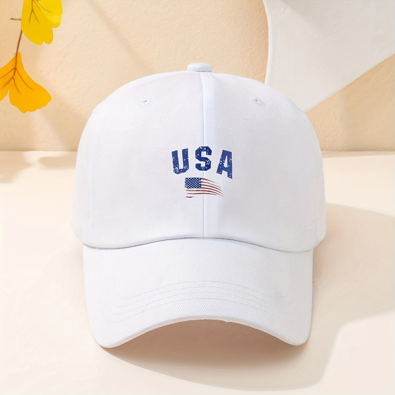 Print Baseball Cap Unisex Solid Dad Hat Independence Sun Hats