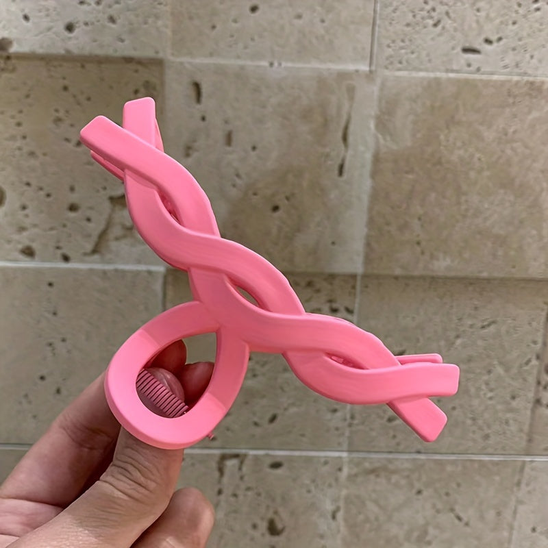 Matte Hair Clip Ponytail Back Head Hair Clip