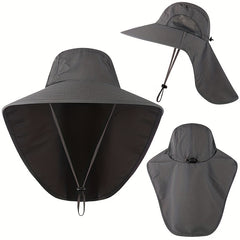 Outdoor Bucket Hat Men's Women's Summer Sunscreen UV Protection Fishing Hat