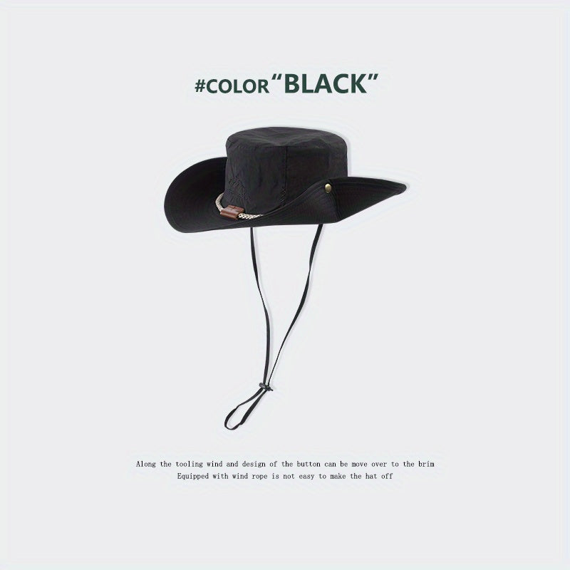 Mesh Sun Hat Quick Drying Lightweight Bucket Hat for Men Women