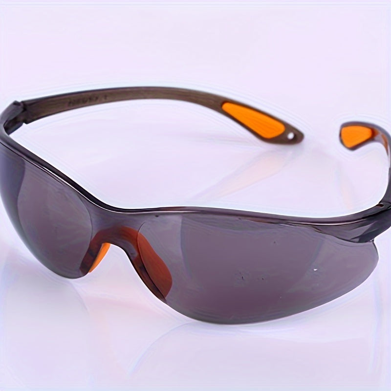 Anti-fog Safety Glasses Clear Lens Scratchproof Orange Eye Safety