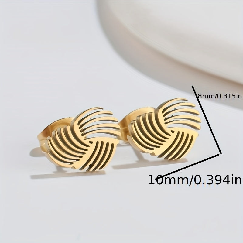 Geometric LoveShape Earrings Retro Accessories Jewelry For Men