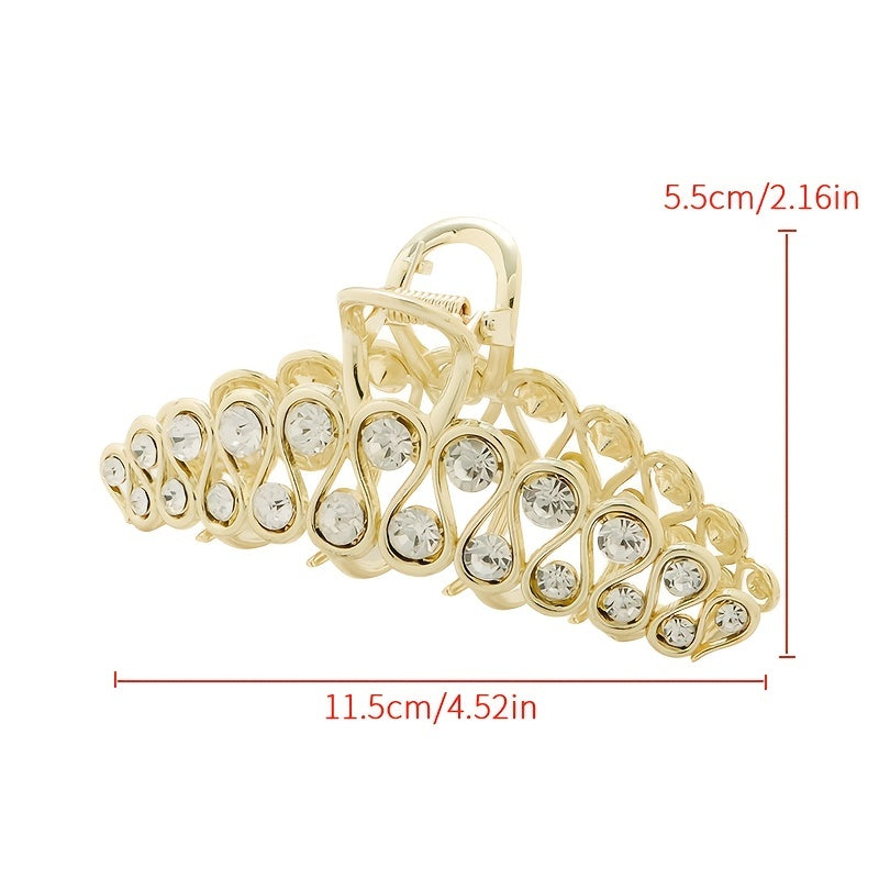 Large Pearl Hair Claw Clip Accessory