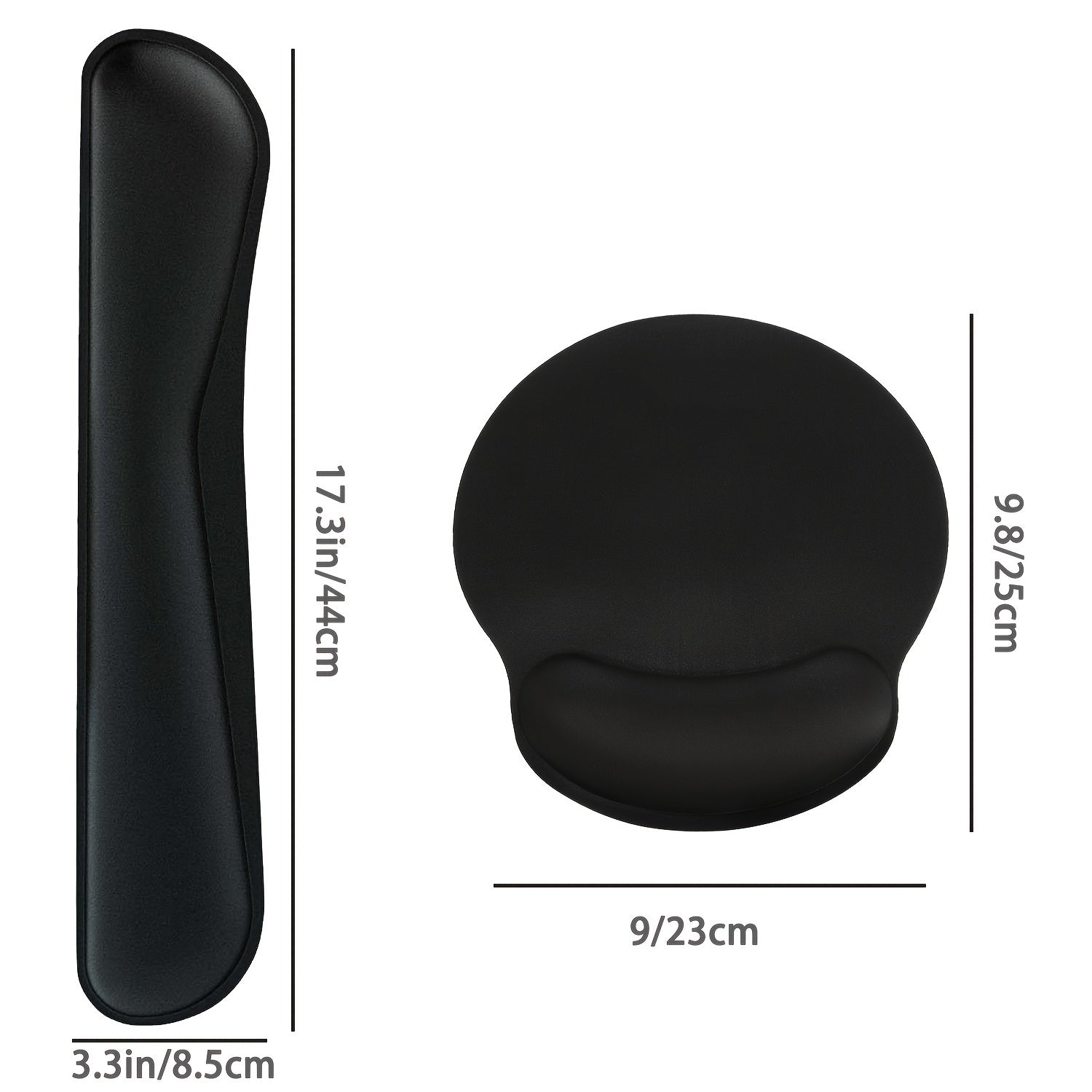 Ergonomic Mouse Pad with Wrist Rest and Memory Foam Support