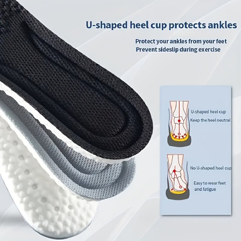 Elastic Large Particle Sports Insoles for Running
