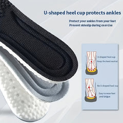 Elastic Large Particle Sports Insoles for Running