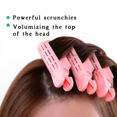4pcs Natural Fluffy Hair Clip Curly Hair Root Clip Bangs Hair Accessories