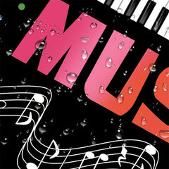 Music Classroom Rhythm Rules Poster High School Middle School Decor Multicolor