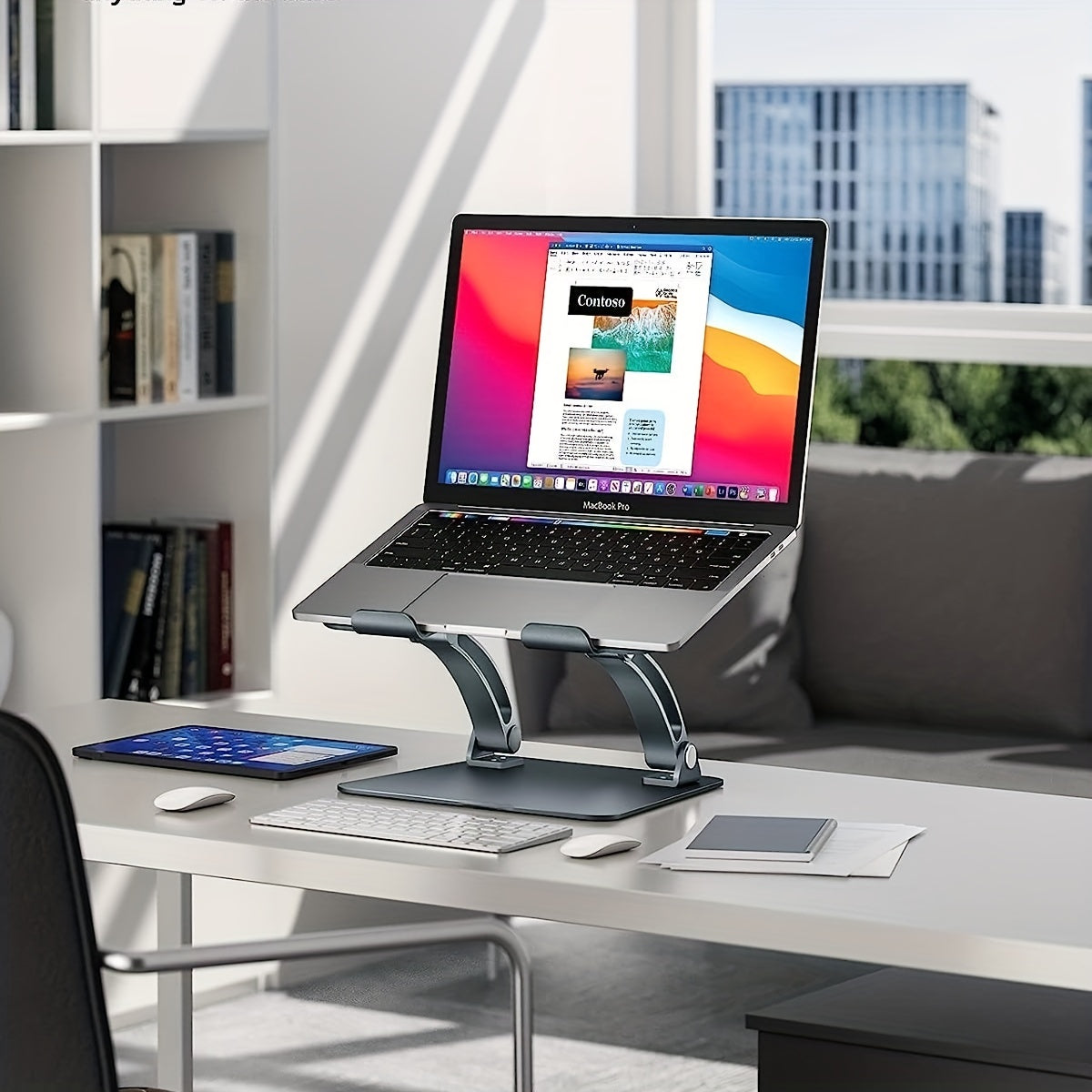 Laptop Tablet Phone Bracket 360 Degree Rotation Foldable