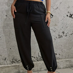  Women's High Rise Jogger Trousers With Pockets