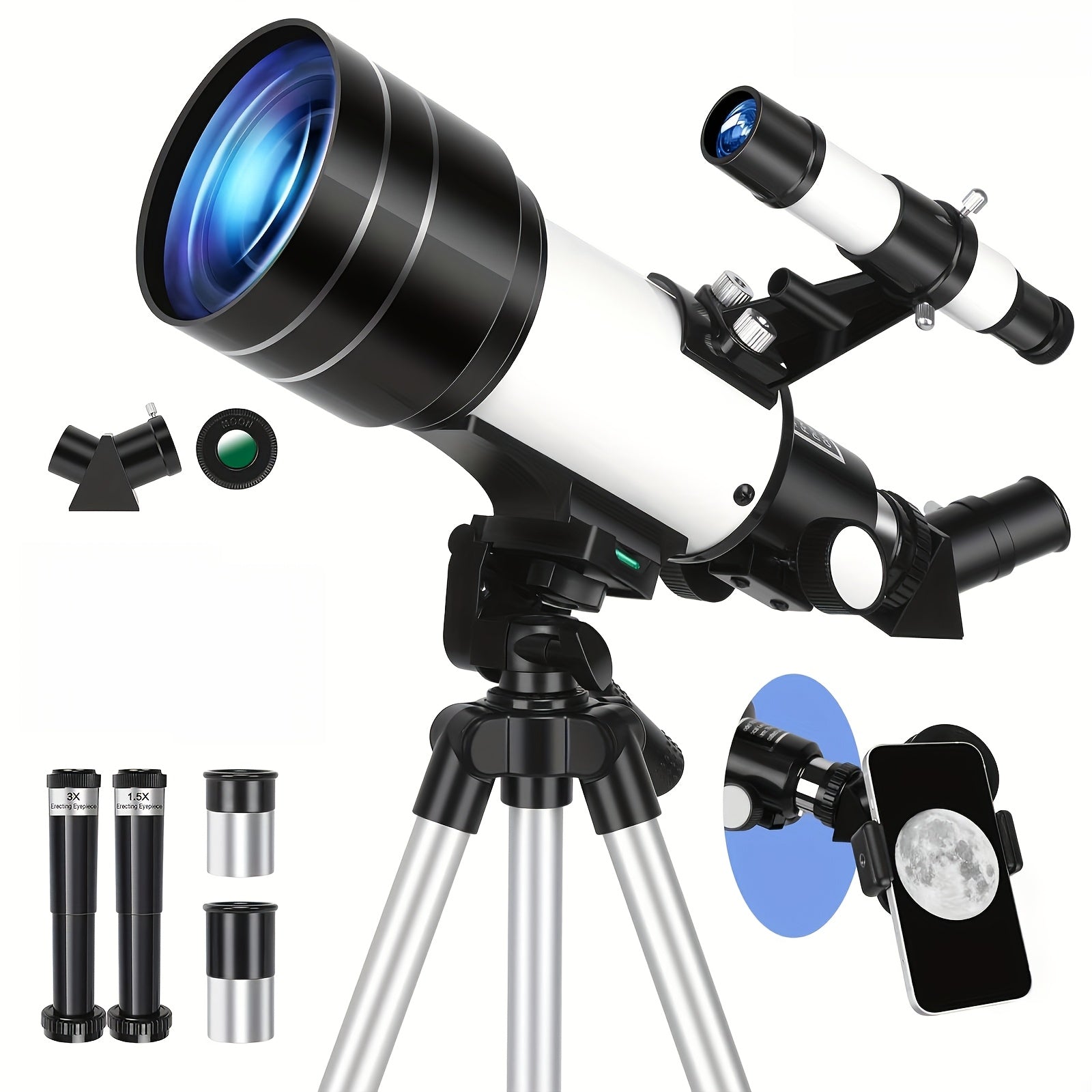 High Magnification 70mm Astronomical Telescope HD Coated Lens