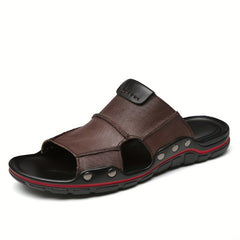 Men's Slide Sandals Non Slip Open Toe Outdoor Beach Shoes