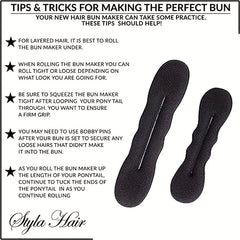 4pcs Bun Maker Hair Styling Tools Girls Hair Accessories