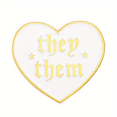 Metal Love English Letter Geometric Badge Silky Scarf for Men