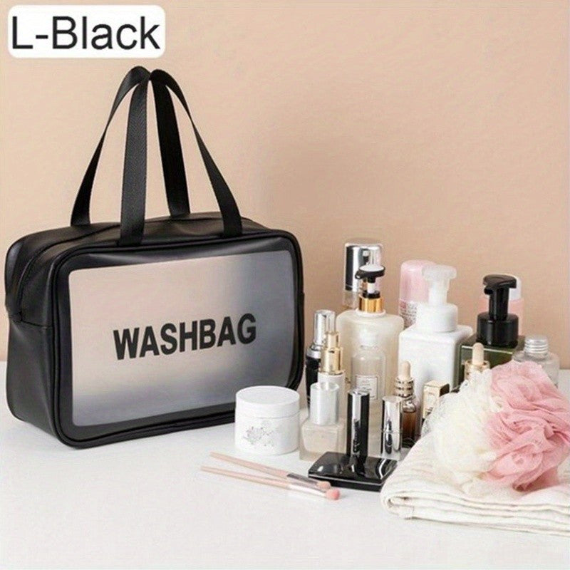 Portable Travel Storage Bag Toiletry Wash Bag Zipper Waterproof