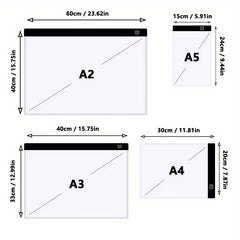 A2 A3 A4 A5 LED Light Pad Tracing Board Eye Protection