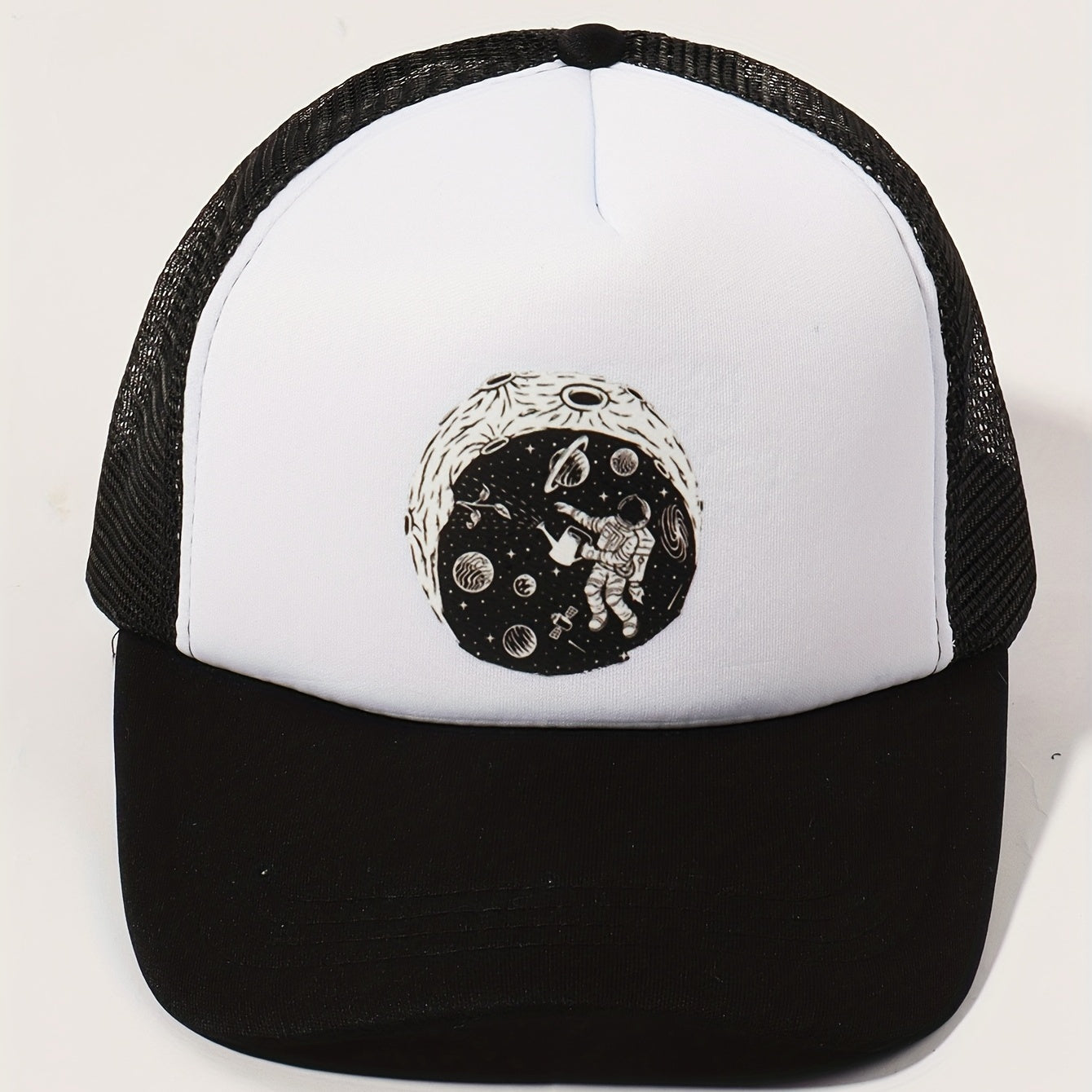 Astronaut Planet Trucker Hat Baseball Cap Sunshade Dad Hat