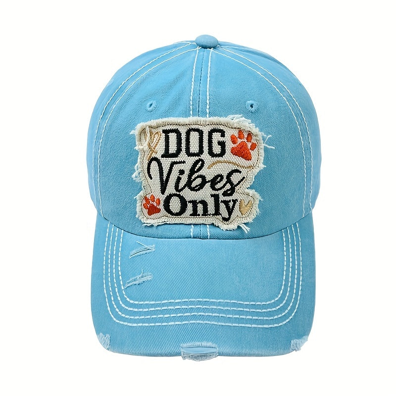 Vintage Washed Baseball Cap Outdoor Sunshade Patch Cap Unisex Distressed Cap