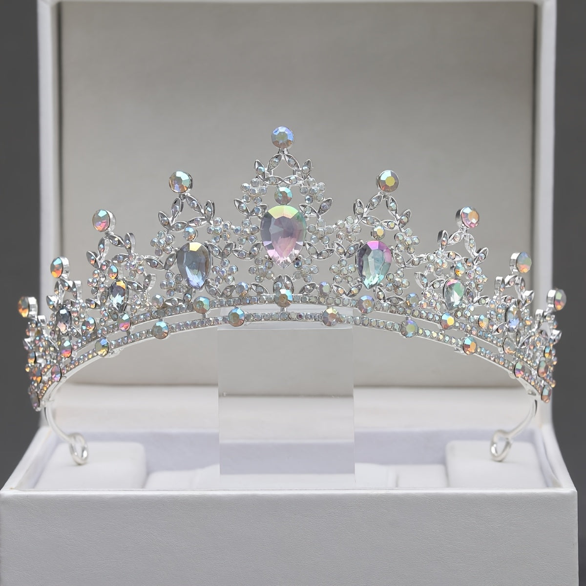 Rhinestone Crown Hair Accessory for Princess Dress Up