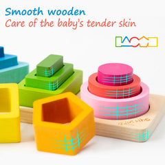 Wooden Sorting & Stacking Toys for Toddlers