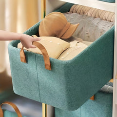 1PC Foldable Storage Box Large Capacity Clothes Trousers Storage Basket