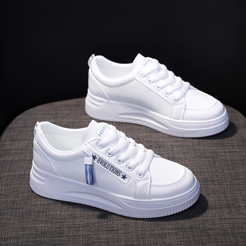 Platform Lace Up Sneakers Low Top Casual Shoes Women's