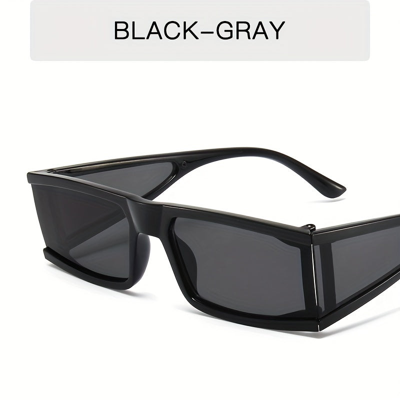 Y2K Futuristic Sunglasses Mirror Lens Glasses UV400